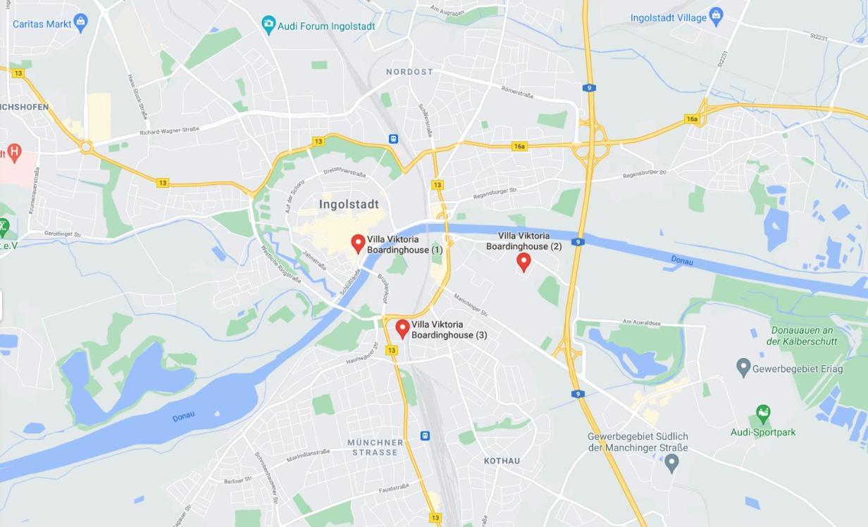 Villa Viktoria 1 - Apartments - City Center Ingolstadt Ngoại thất bức ảnh